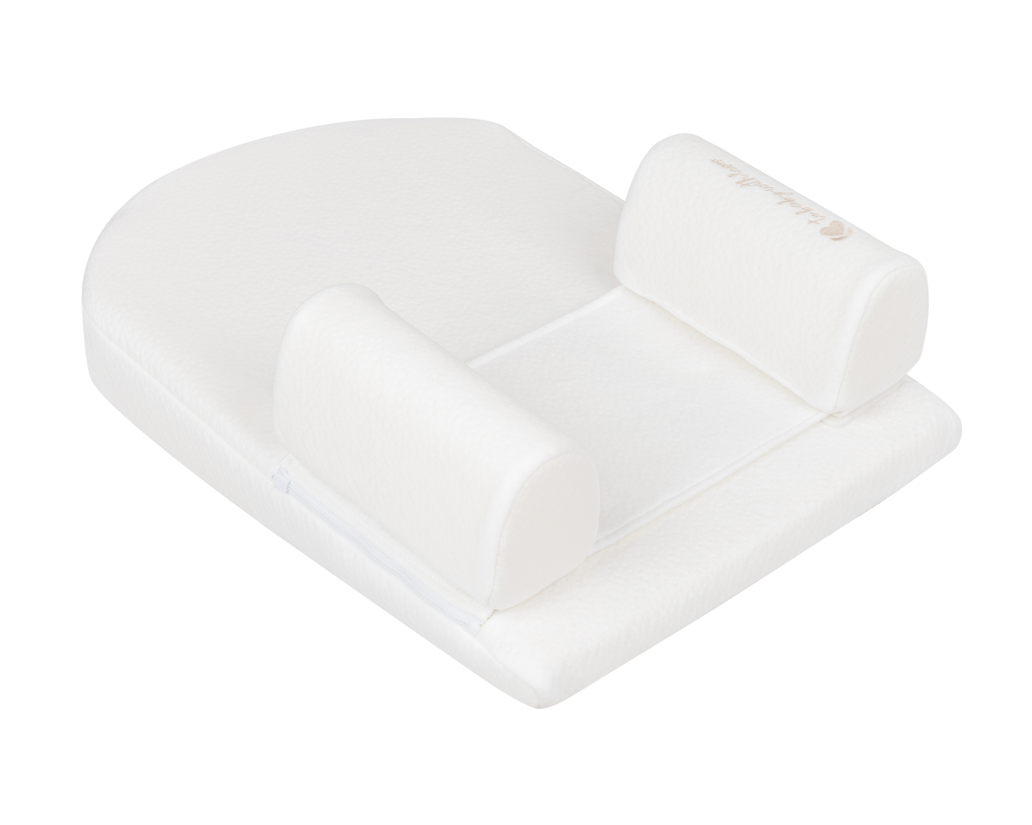 memory_foam_cot_wedge_positioner_airknit_white_31106010134_1__ Мемори клиновиден позиционер Airknit White - Снимка