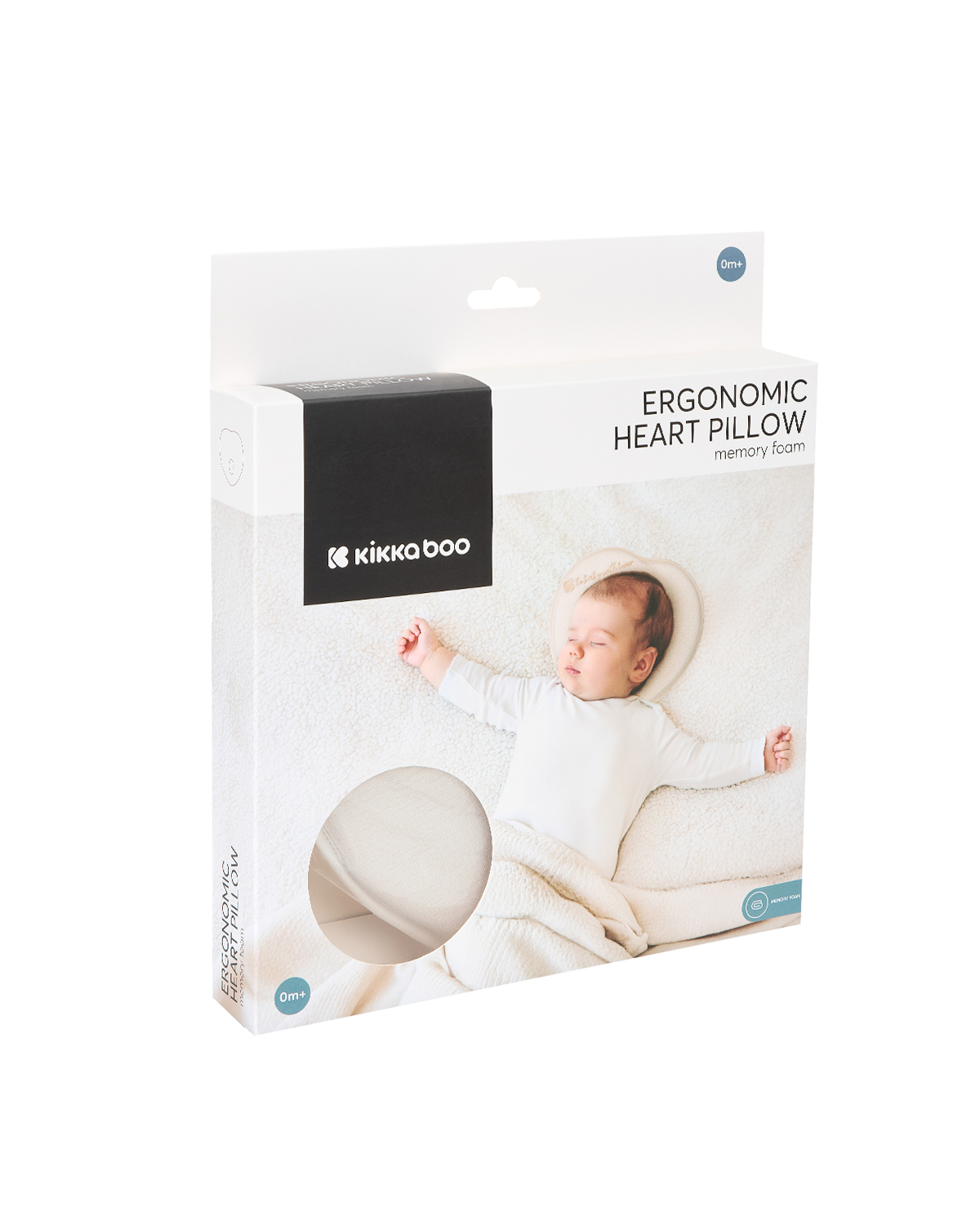 Мемори ергономична възглавница Heart Airknit White - Image 2