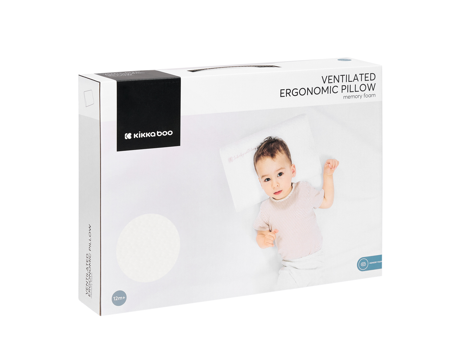 Мемори ергономична вентилирана възглавница Airknit White - Image 2