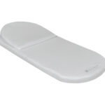 Матрак+възглавница за кош за новородено 80/35 cm Airknit Grey