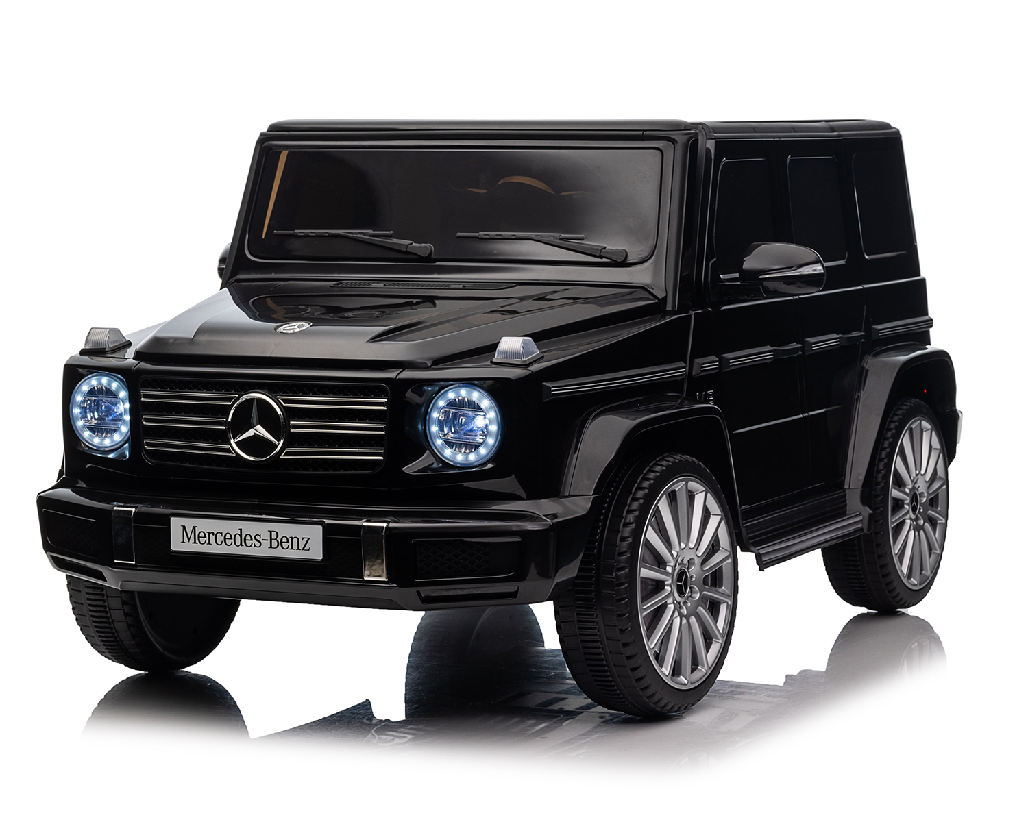mercedesg500_black_1 Акумулаторна кола Licensed Mercedes Benz G500 Black + батерия 12V10AH - Image 1