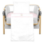 Бебешки спален комплект за мини-кошара 3ч Dream Big Pink