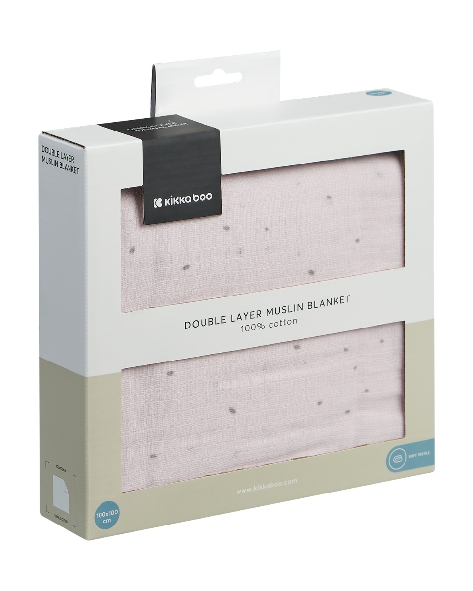 Oдеяло от муселин двупластово 100х100 см Hedge-hugs - Image 1