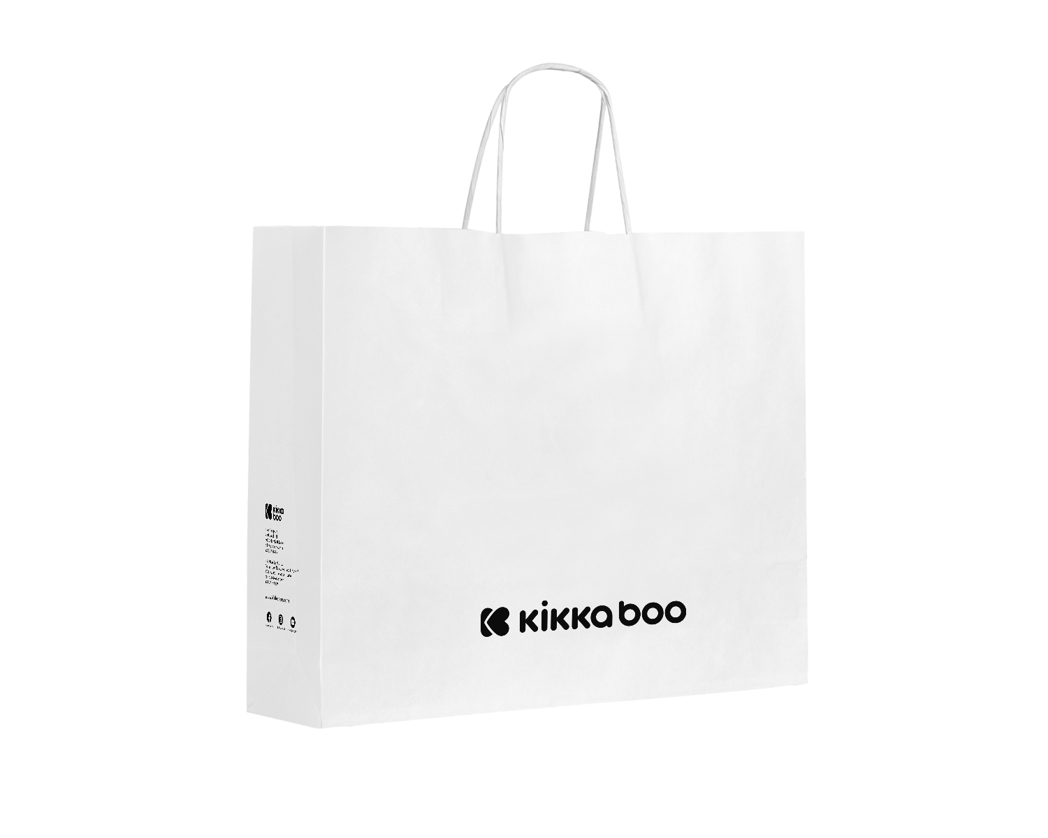 paper_shopping_bag_b2b Рекламна торбичка KikkaBoo 37+8/29 - Image 1