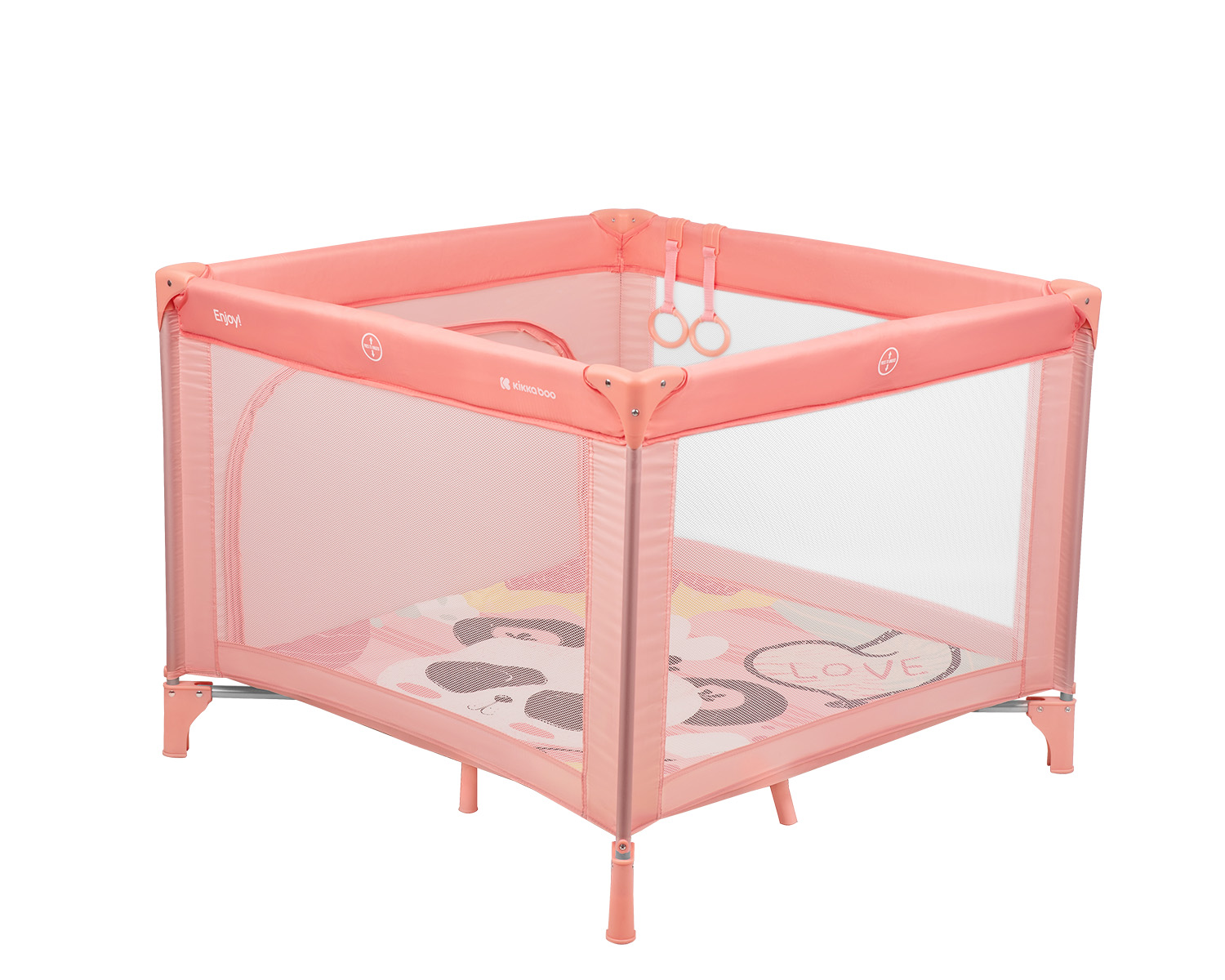 playpen_enjoy_beige_bear_1_31003030017 Кошара за игра Enjoy Pink Panda 2023 - Image 1
