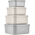 Кутии за храна 4 бр Kitty Cat Grey