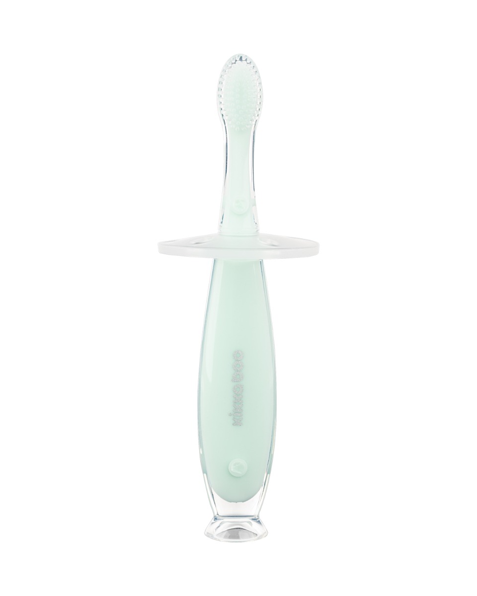 softy_spoon_mint_2_31303040085_web Четка силиконова за зъби Softy Mint - Снимка