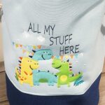 Кош за Играчки, Дрехи, Пране, Сгъваем, с Удобни Дръжки, за Детска Стая, Спалня, Дневна - Динозаври - Image 3