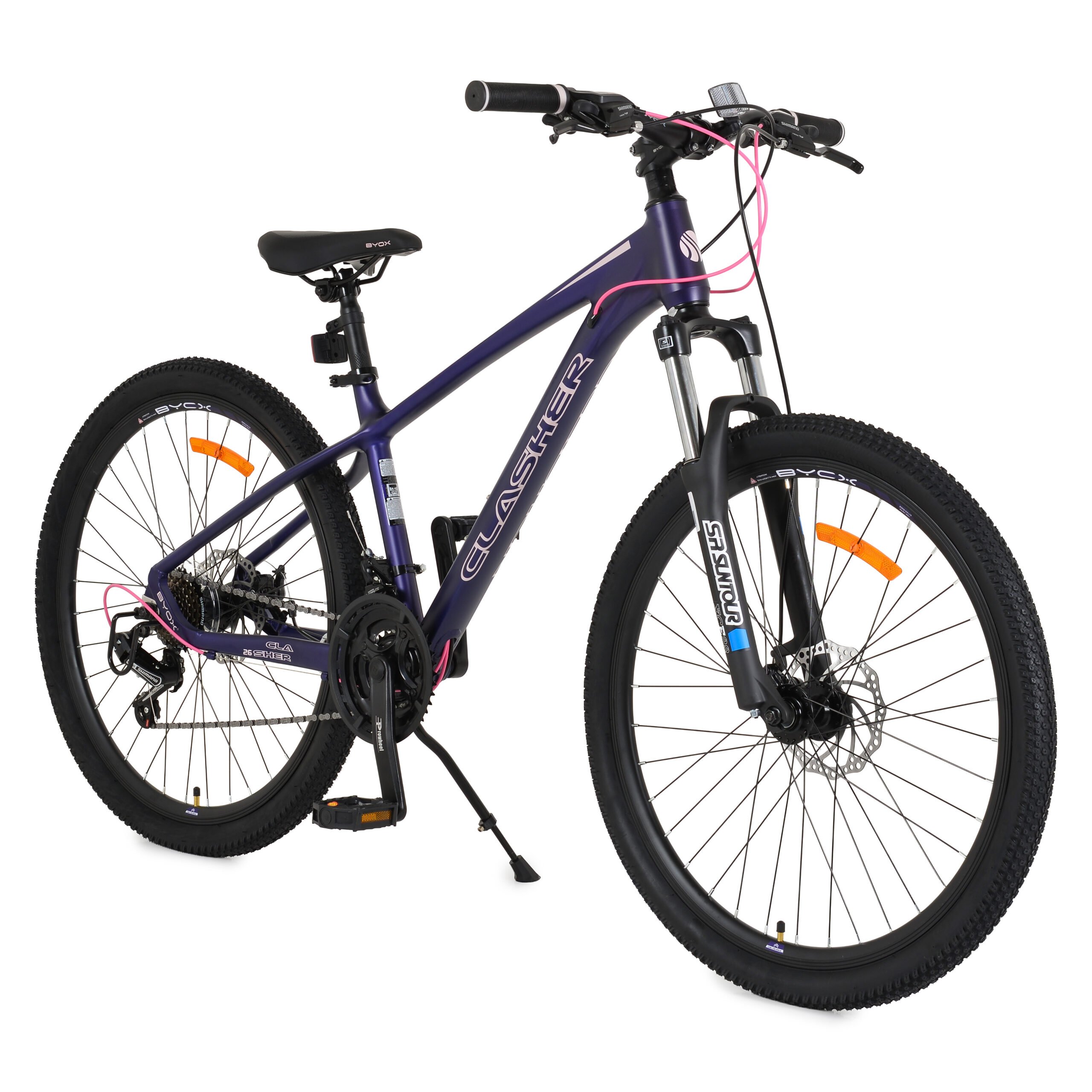 Велосипед със скорости alloy 26″ Clasher Purple Велосипед със скорости alloy 26″ Clasher Purple