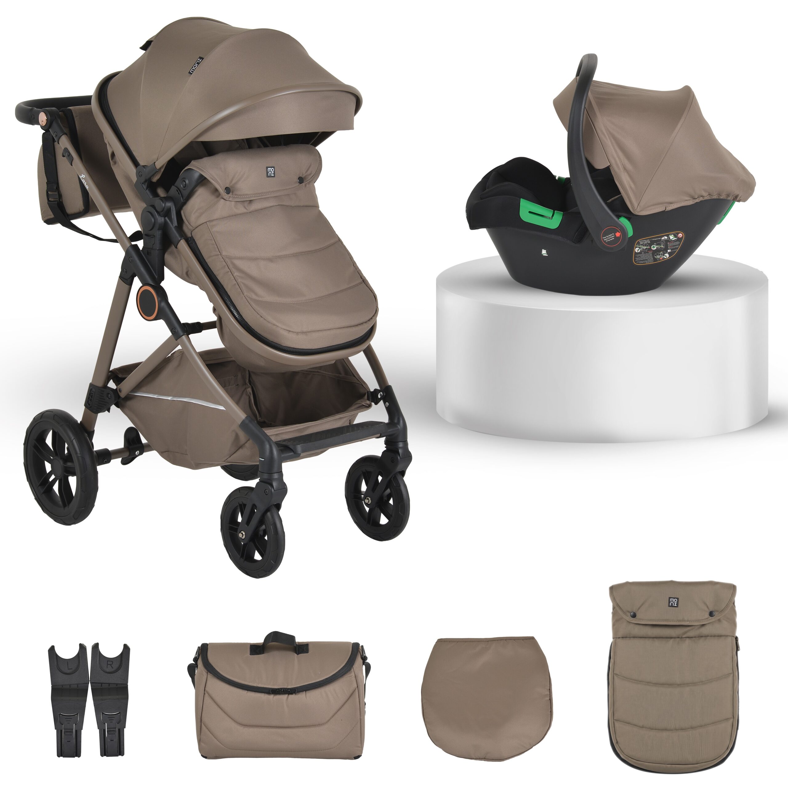 Комбинирана количка Lara 2in1 Beige Комбинирана количка Lara 2in1 Beige