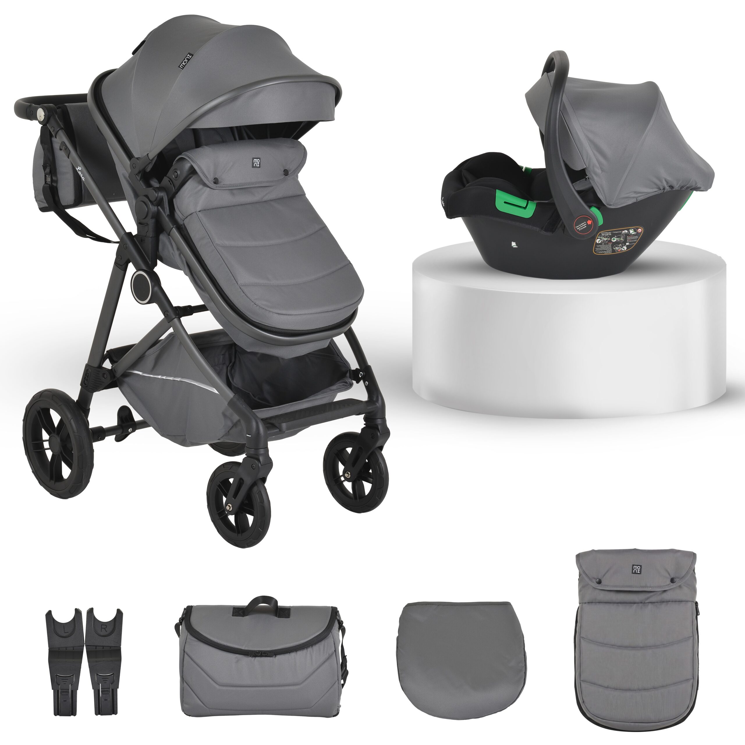 Комбинирана количка Lara 2in1 Grey Комбинирана количка Lara 2in1 Grey