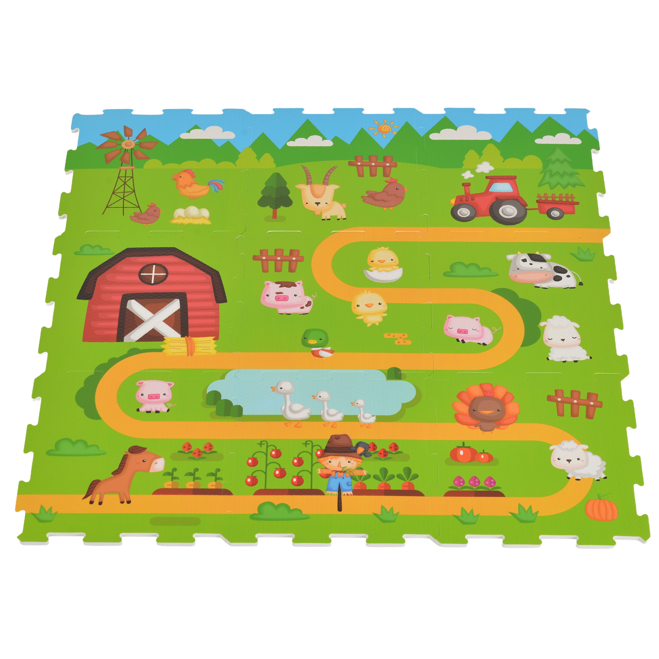 Мек пъзел с принт Farm 0341 Мек пъзел с принт Farm 0341