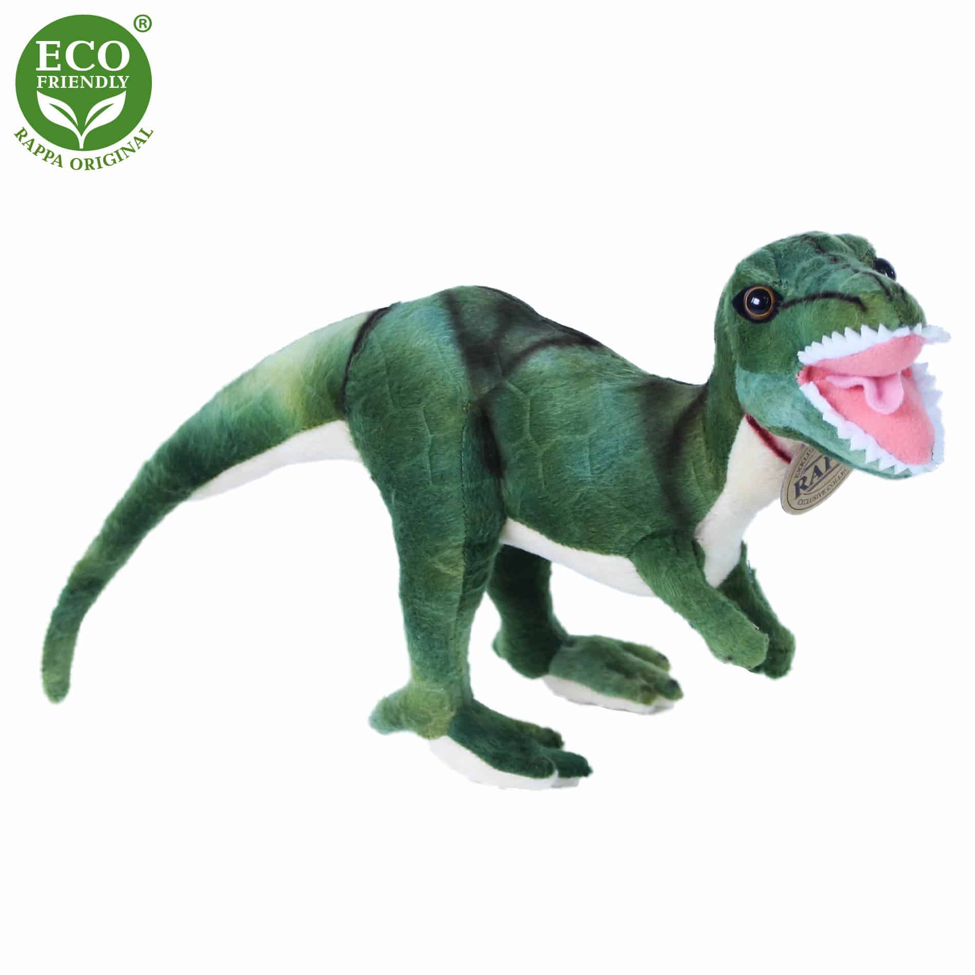 17641-45209-product Плюшен Динозавър T-rex, зелен, 26 см - Снимка 1