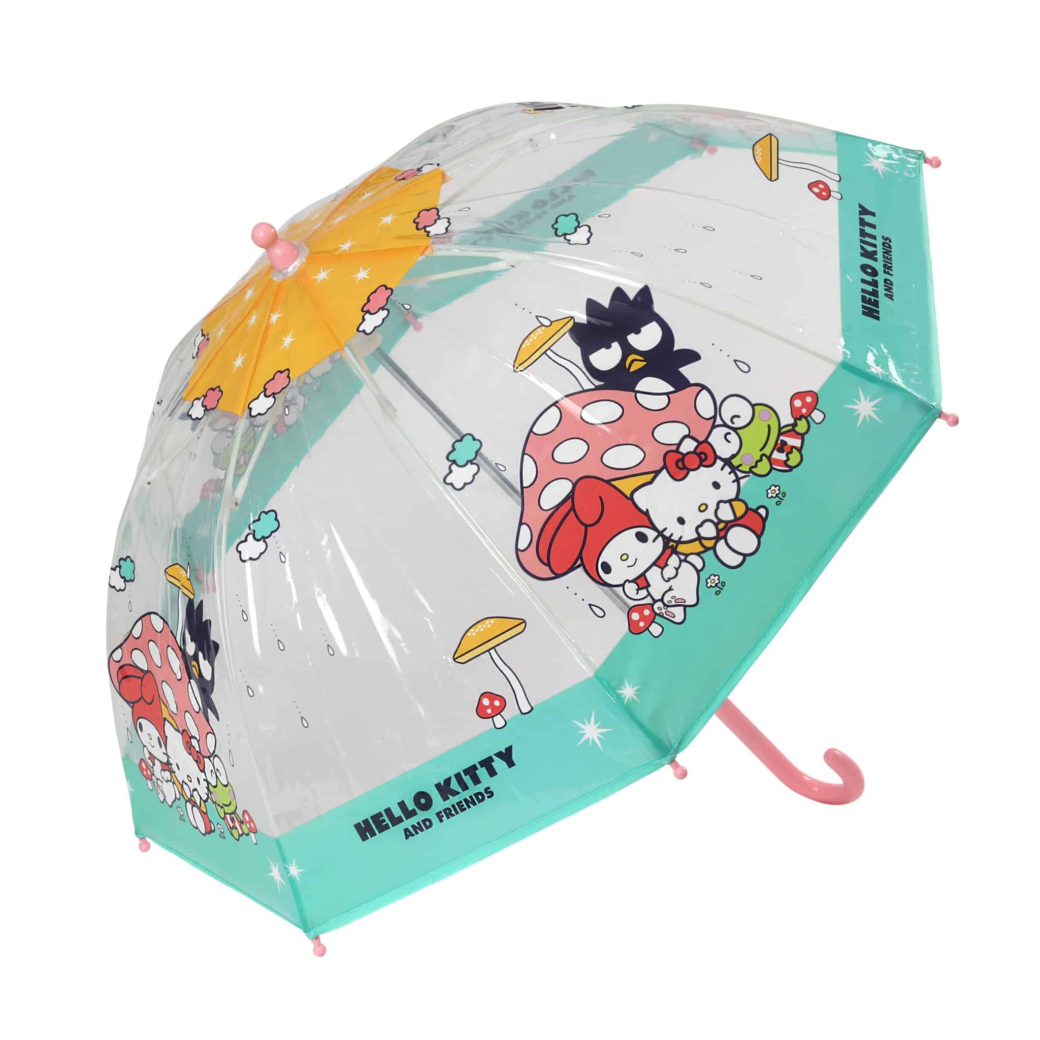 18914-49804-product-2 Детски чадър Hello Kitty, винил, 63 см. - Снимка 1