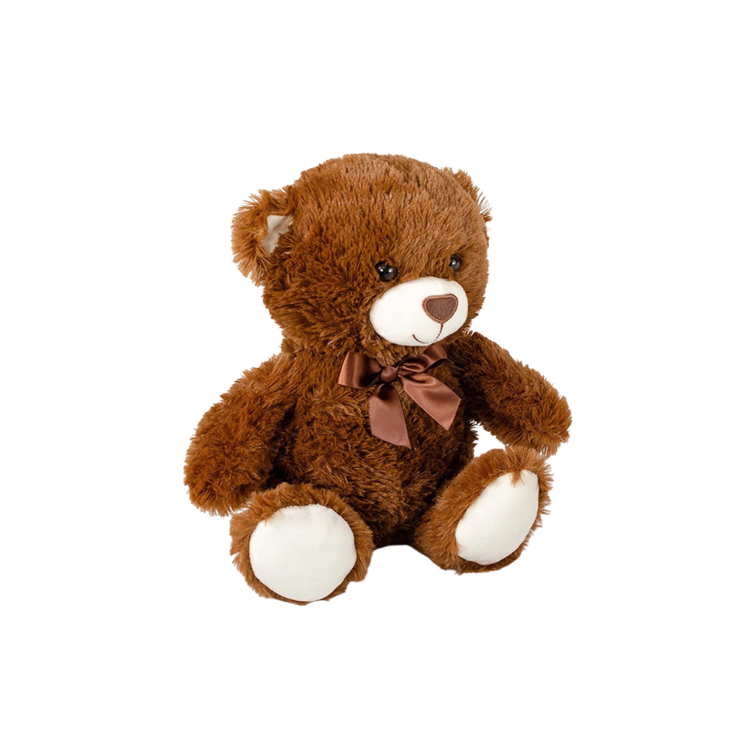 390063v4 Плюшена играчка Мече, тъмно кафяво, 30 см - Снимка 1