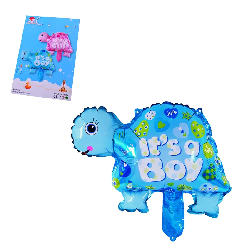 53909-1 Балон Костенурка It's a Boy за бебе момче - Снимка 1