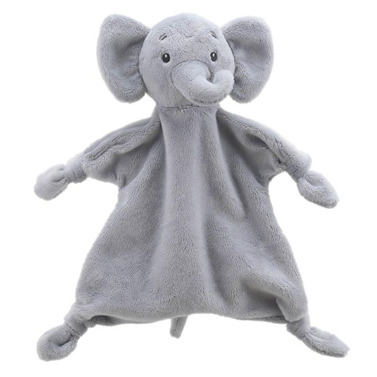 elephant-wilberry-eco-comforters-wb005504-1-copy-768x768-1 Бебешка кърпа за гушкане Слонче, 26 см - Снимка 1