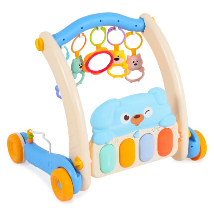 Играчка за прохождане 2в1 Melody Walker blue - Снимка 1