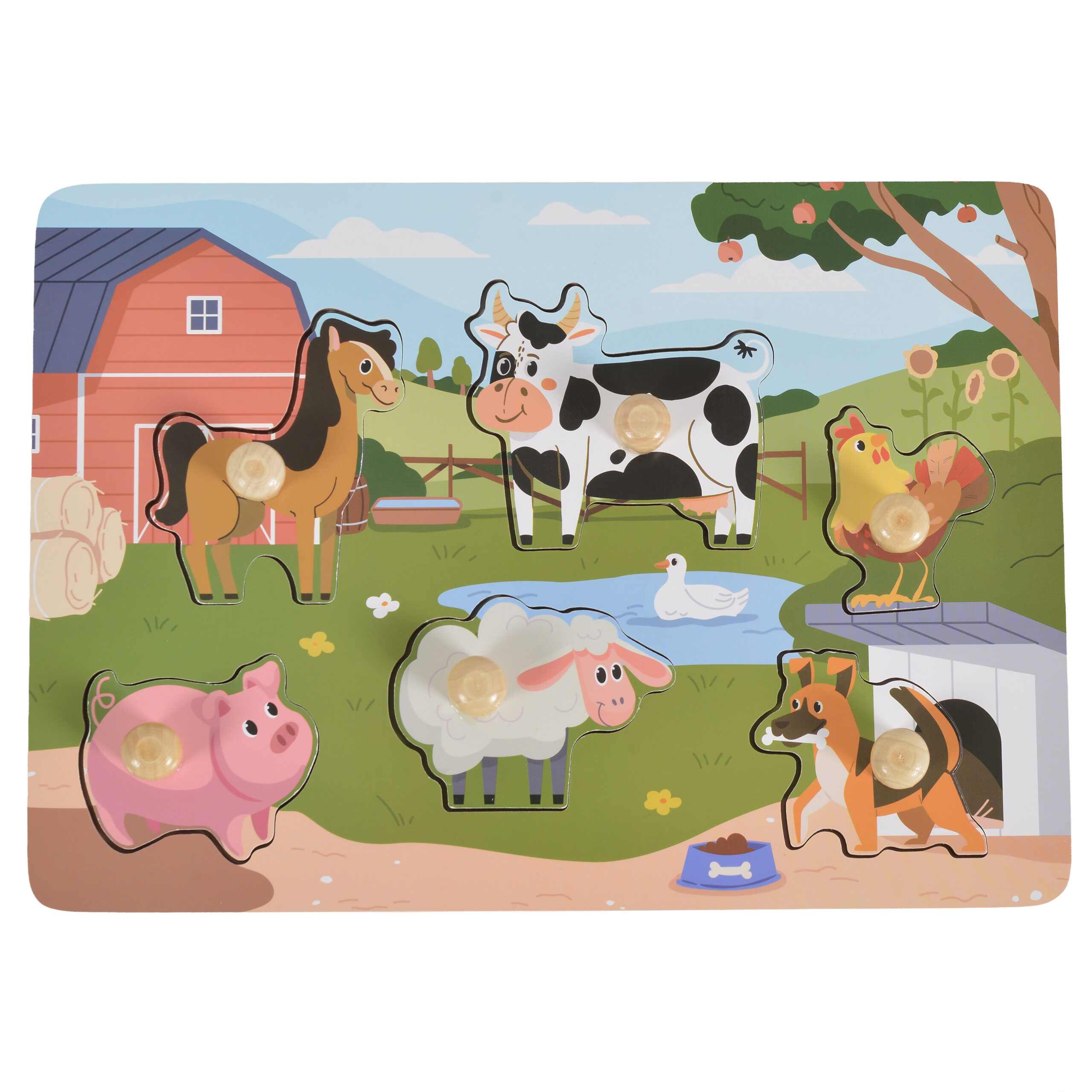 image Дървен пъзел Farm 3005 - Image 1